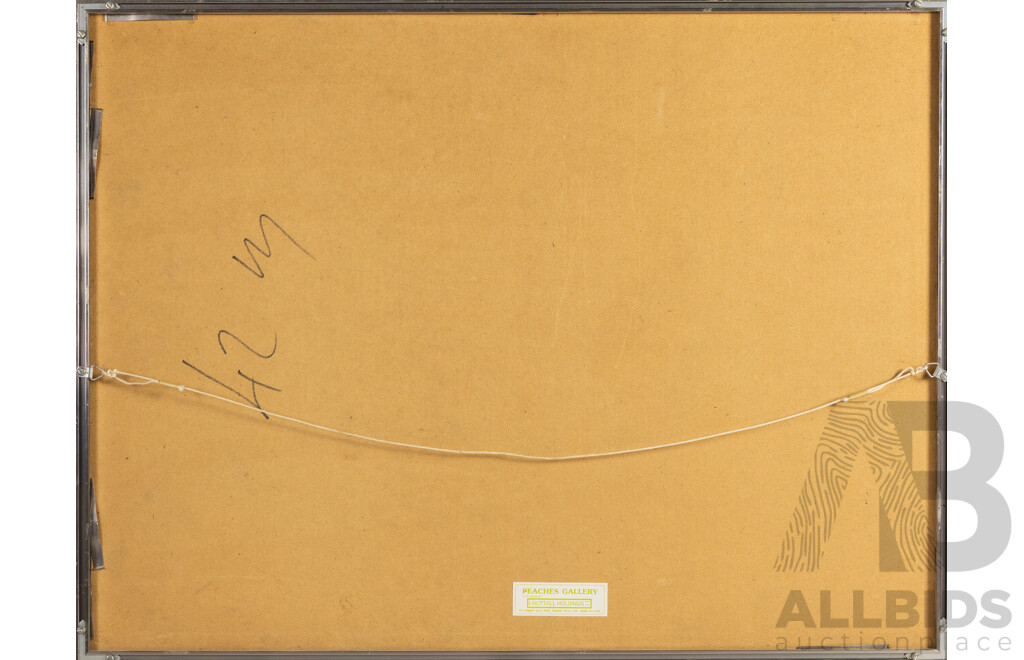 Sydney (1968), Historic Vintage Print After Original Work by J.Carr with Engraving by J.J.Crew (c1874), 63H x 82W cm (frame)