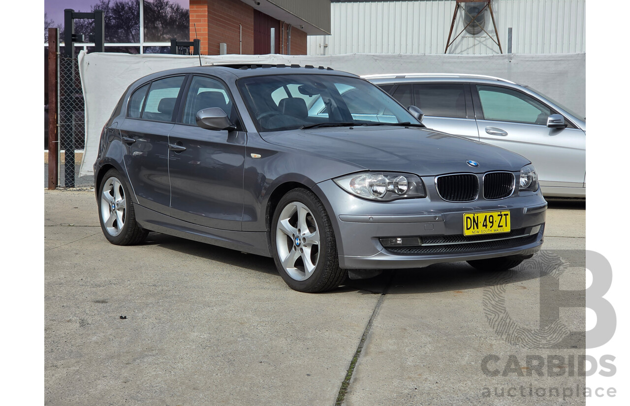 06/2010 BMW 120i E87 MY09 5d Hatchback Grey 2.0L