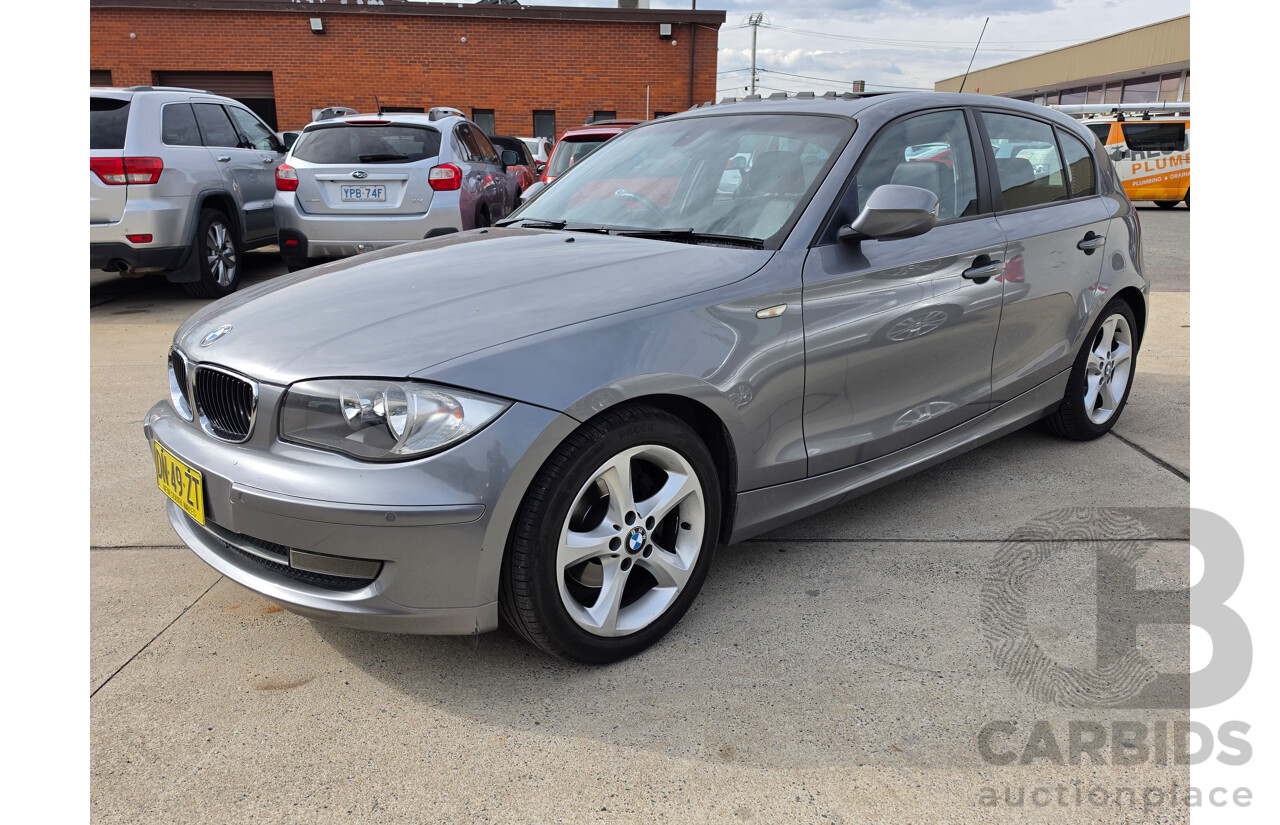06/2010 BMW 120i E87 MY09 5d Hatchback Grey 2.0L