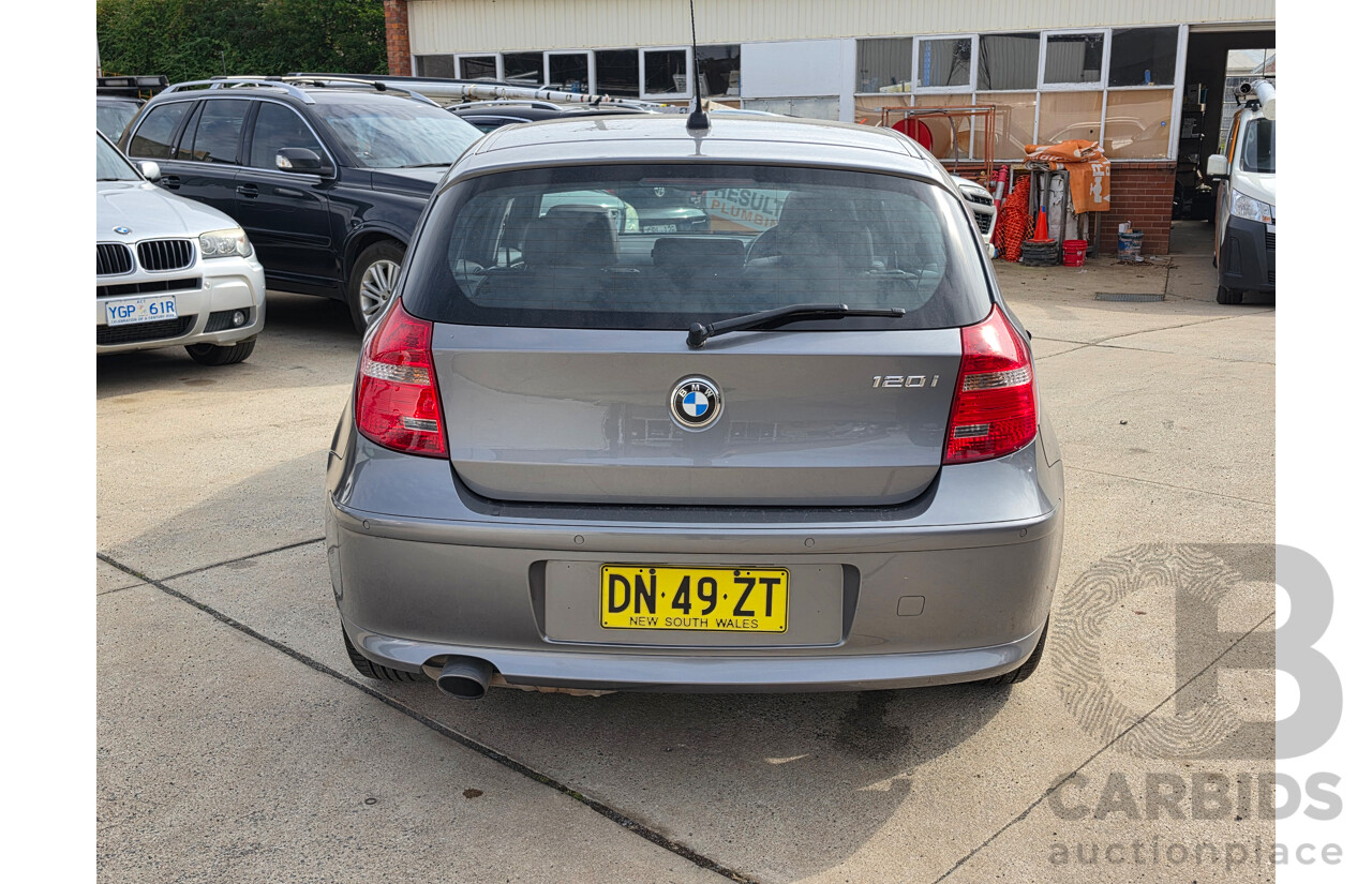 06/2010 BMW 120i E87 MY09 5d Hatchback Grey 2.0L