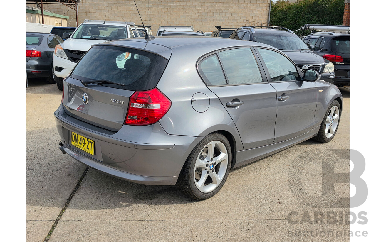 06/2010 BMW 120i E87 MY09 5d Hatchback Grey 2.0L