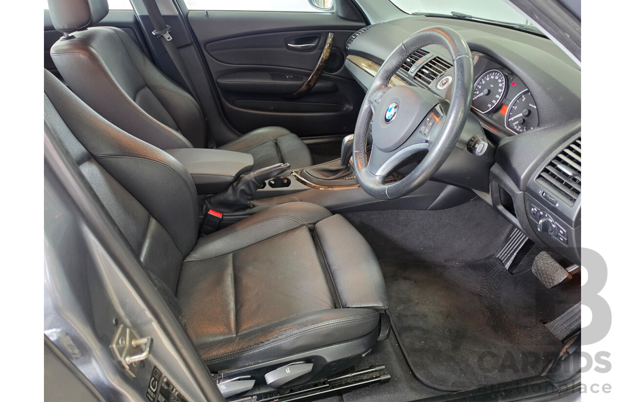 06/2010 BMW 120i E87 MY09 5d Hatchback Grey 2.0L