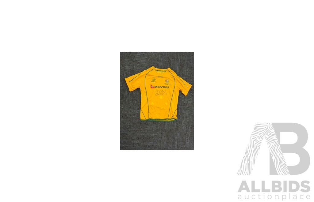 Signed Wallabies Rugby Union Jersey