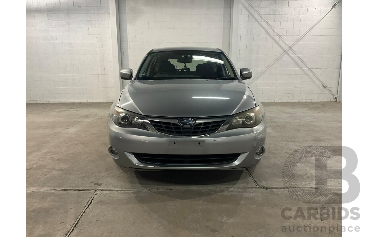 09/2007 Subaru Impreza RX (AWD) MY08 5d Hatchback Silver 2.0L