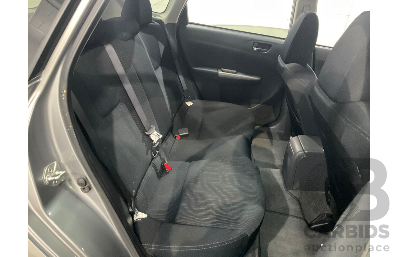 09/2007 Subaru Impreza RX (AWD) MY08 5d Hatchback Silver 2.0L