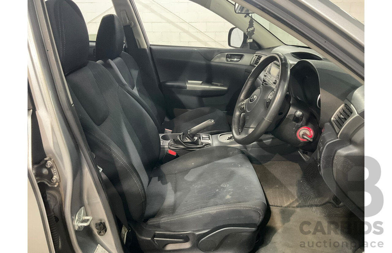 09/2007 Subaru Impreza RX (AWD) MY08 5d Hatchback Silver 2.0L