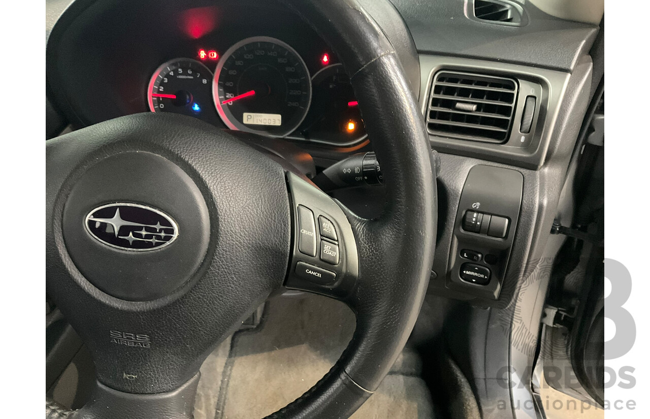 09/2007 Subaru Impreza RX (AWD) MY08 5d Hatchback Silver 2.0L