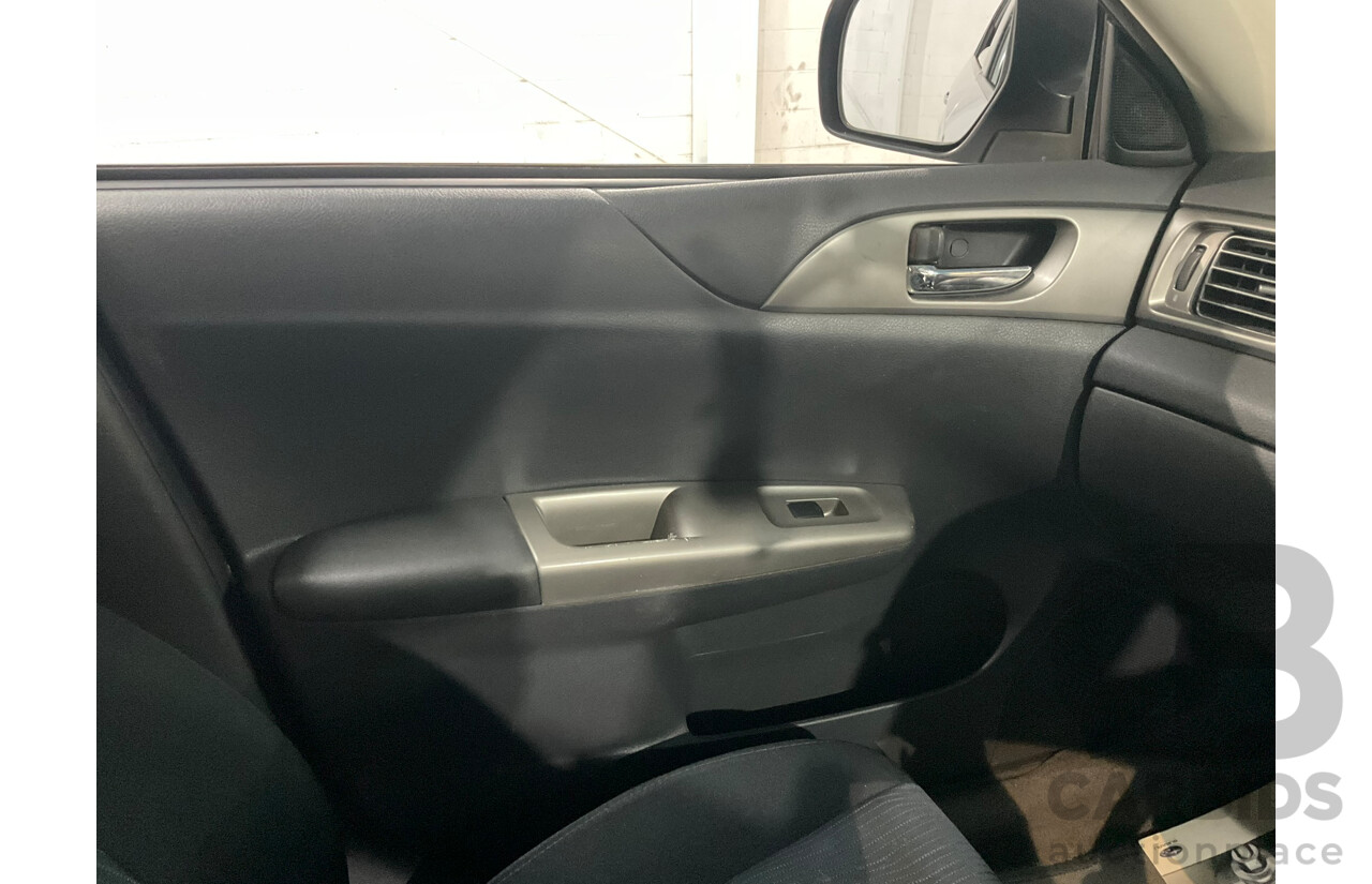 09/2007 Subaru Impreza RX (AWD) MY08 5d Hatchback Silver 2.0L