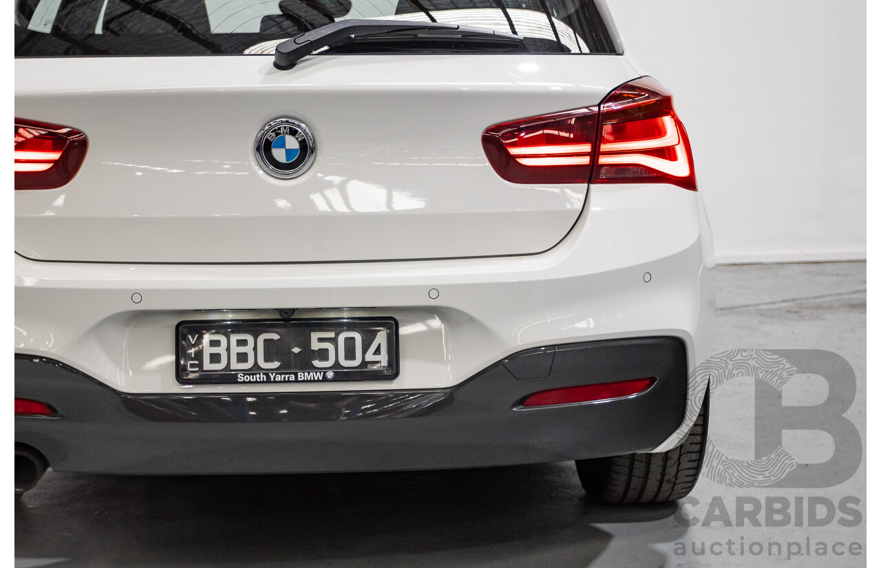 5/2019 BMW 118i M Sport F20 LCI MY18 5d Hatchback Alpine White Turbo 1.5L