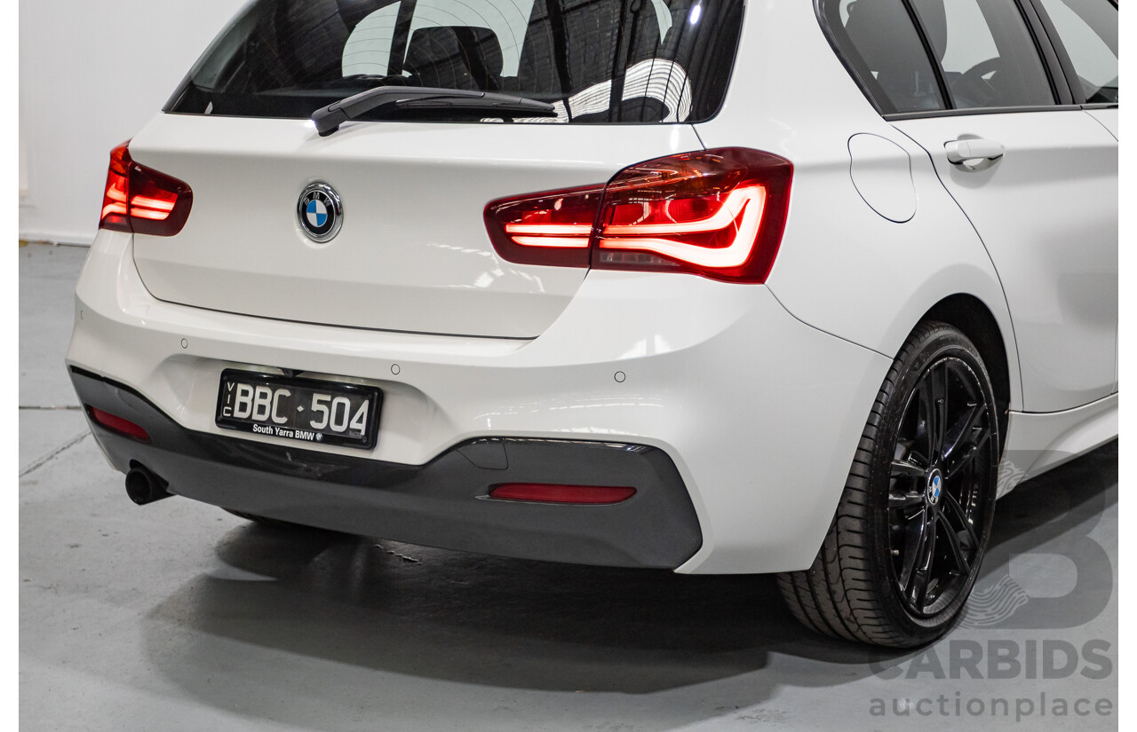 5/2019 BMW 118i M Sport F20 LCI MY18 5d Hatchback Alpine White Turbo 1.5L