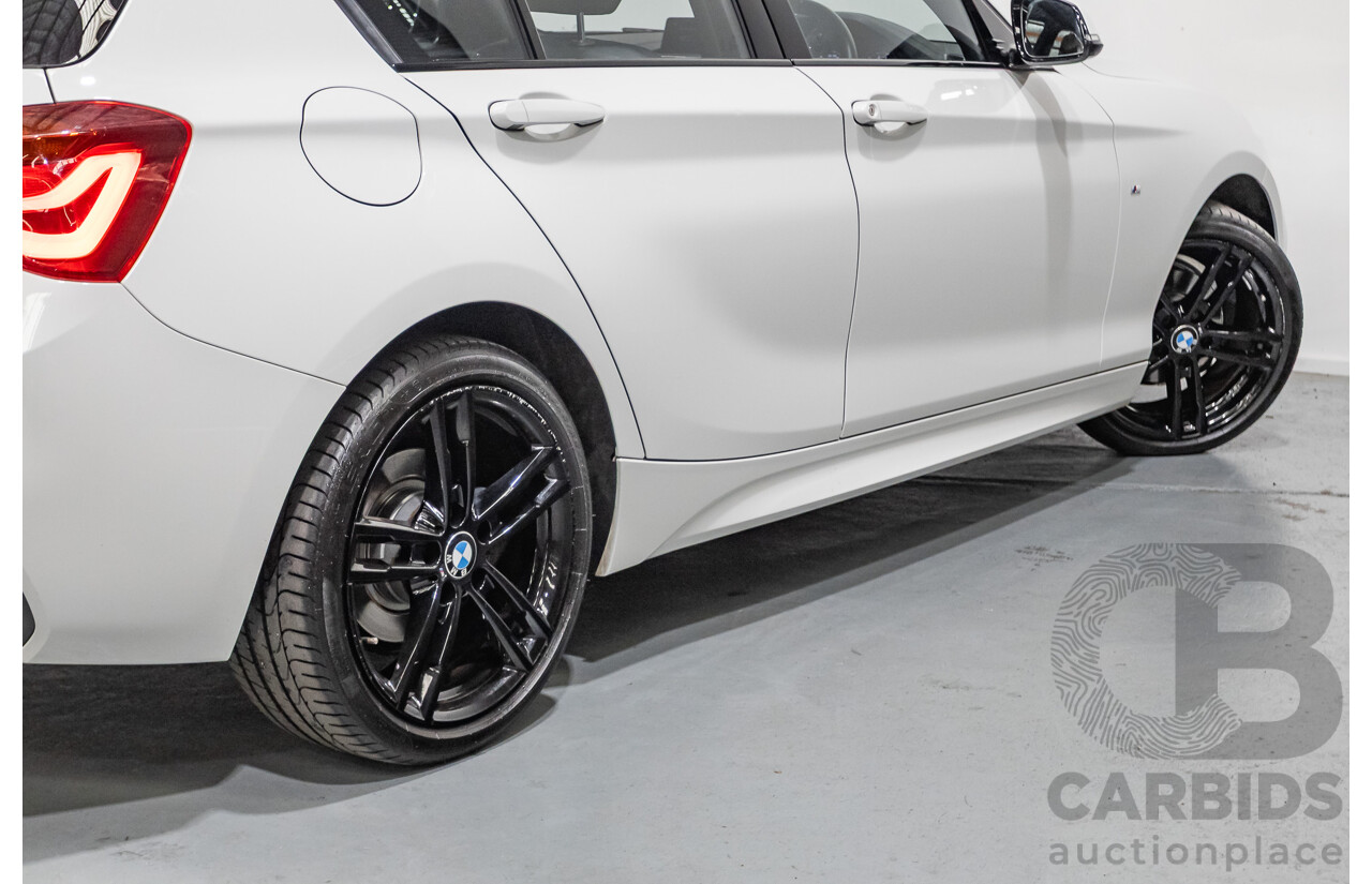 5/2019 BMW 118i M Sport F20 LCI MY18 5d Hatchback Alpine White Turbo 1.5L