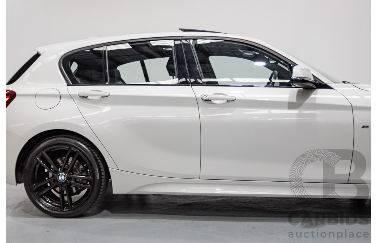 5/2019 BMW 118i M Sport F20 LCI MY18 5d Hatchback Alpine White Turbo 1.5L
