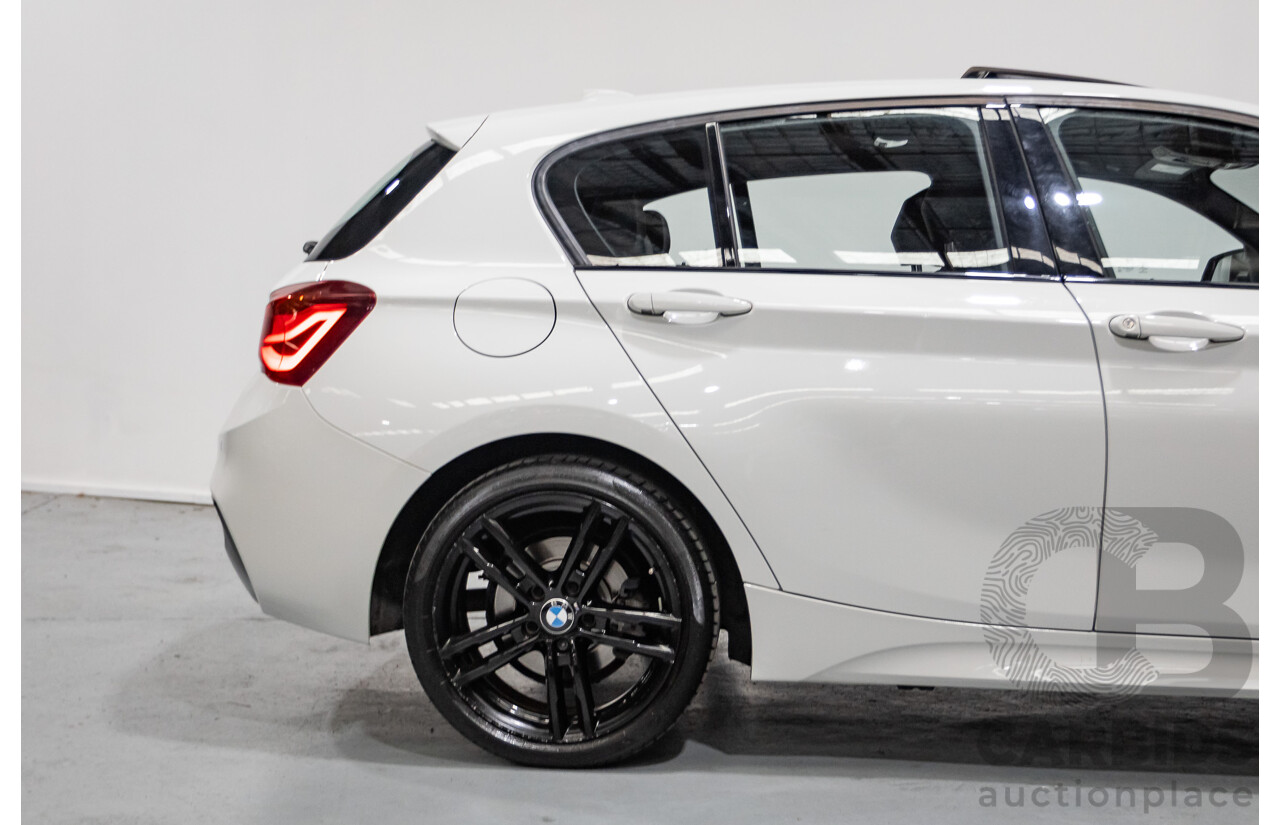 5/2019 BMW 118i M Sport F20 LCI MY18 5d Hatchback Alpine White Turbo 1.5L