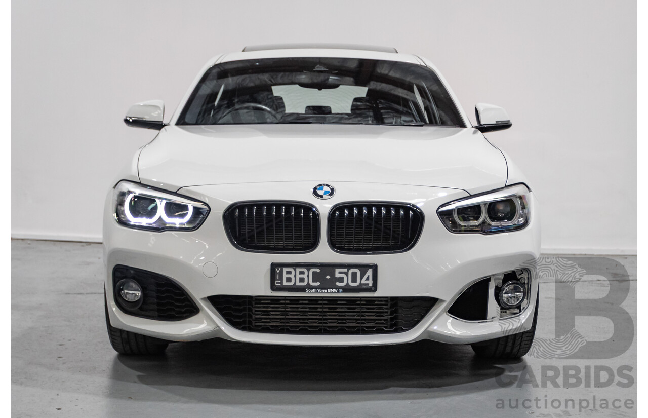5/2019 BMW 118i M Sport F20 LCI MY18 5d Hatchback Alpine White Turbo 1.5L