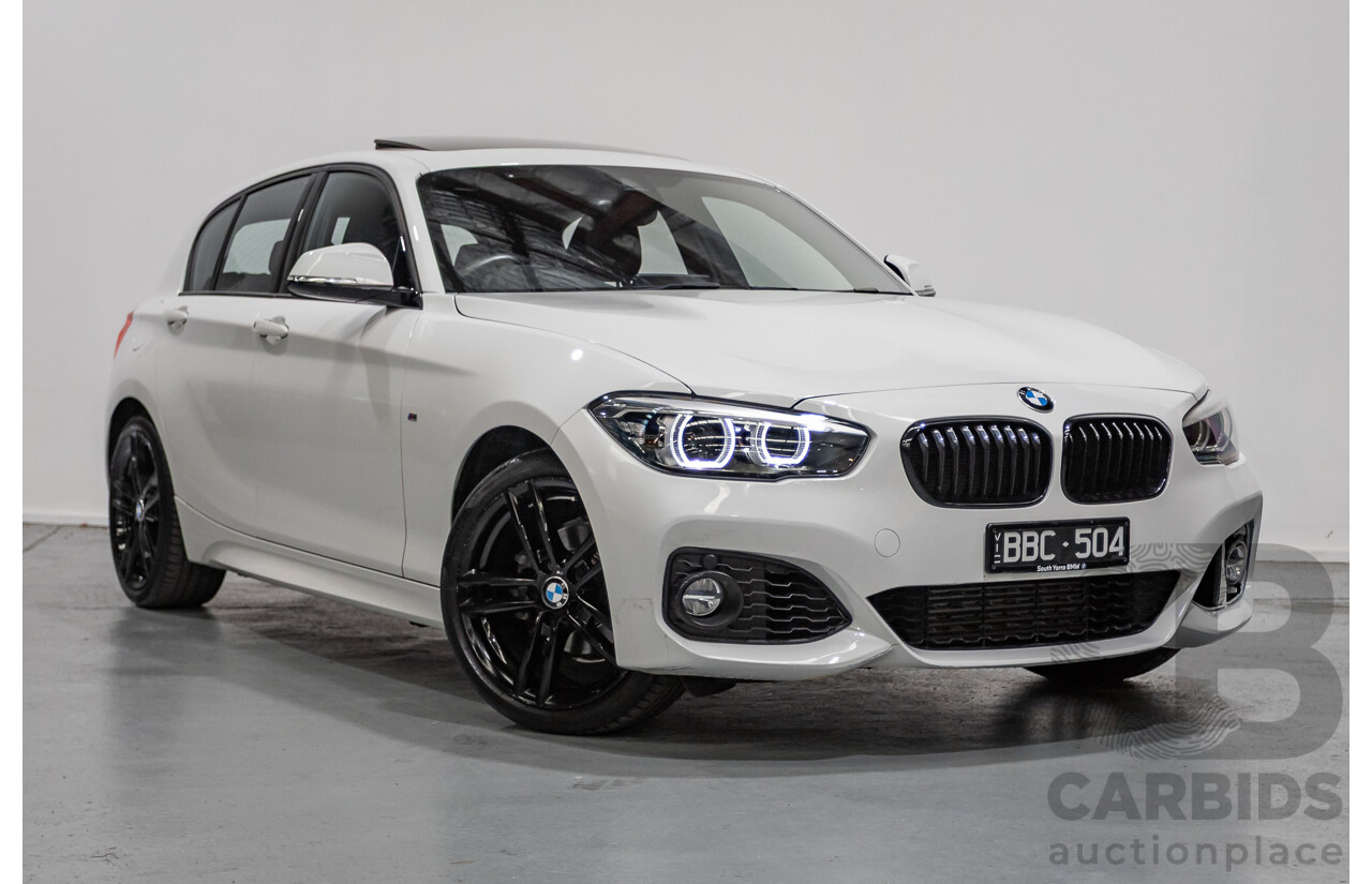 5/2019 BMW 118i M Sport F20 LCI MY18 5d Hatchback Alpine White Turbo 1.5L