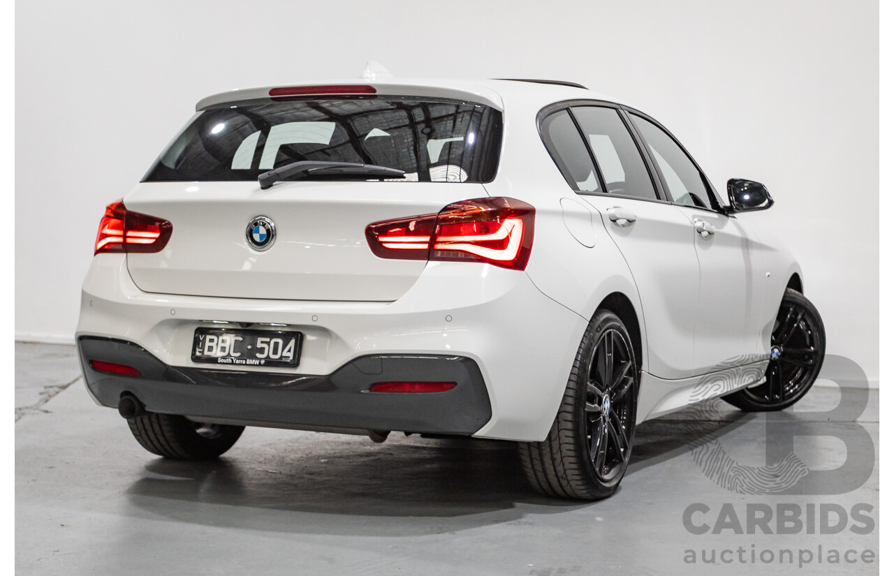 5/2019 BMW 118i M Sport F20 LCI MY18 5d Hatchback Alpine White Turbo 1.5L