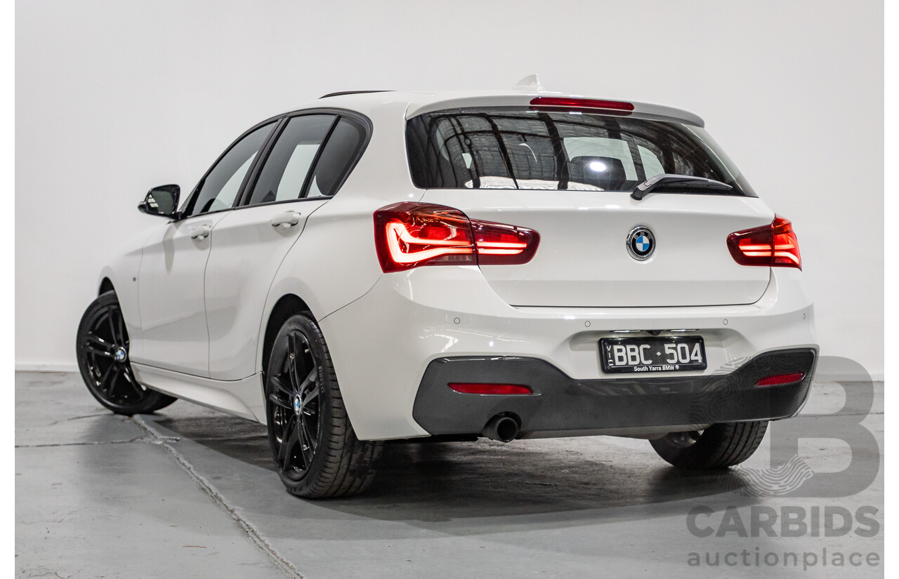 5/2019 BMW 118i M Sport F20 LCI MY18 5d Hatchback Alpine White Turbo 1.5L