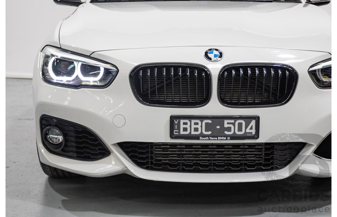5/2019 BMW 118i M Sport F20 LCI MY18 5d Hatchback Alpine White Turbo 1.5L