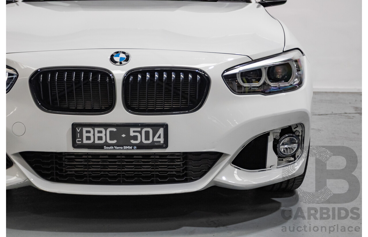 5/2019 BMW 118i M Sport F20 LCI MY18 5d Hatchback Alpine White Turbo 1.5L