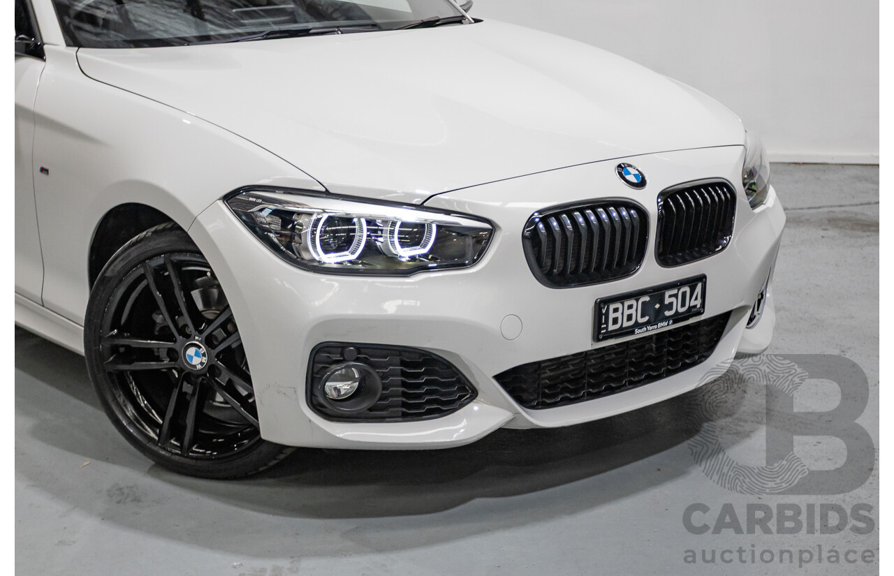 5/2019 BMW 118i M Sport F20 LCI MY18 5d Hatchback Alpine White Turbo 1.5L