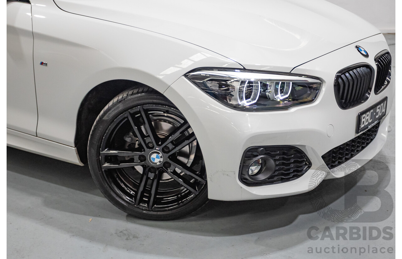 5/2019 BMW 118i M Sport F20 LCI MY18 5d Hatchback Alpine White Turbo 1.5L