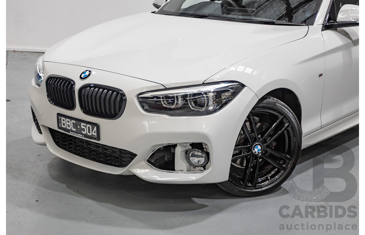 5/2019 BMW 118i M Sport F20 LCI MY18 5d Hatchback Alpine White Turbo 1.5L