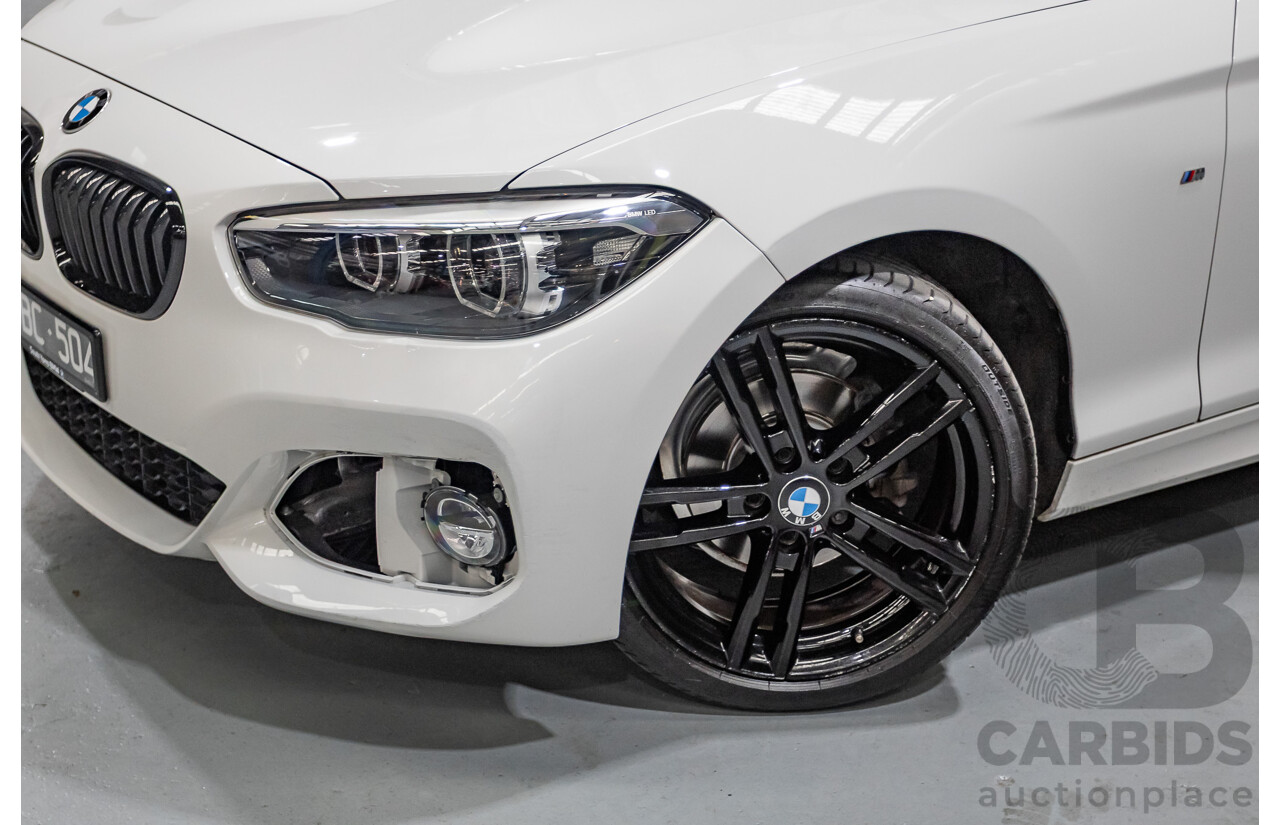 5/2019 BMW 118i M Sport F20 LCI MY18 5d Hatchback Alpine White Turbo 1.5L