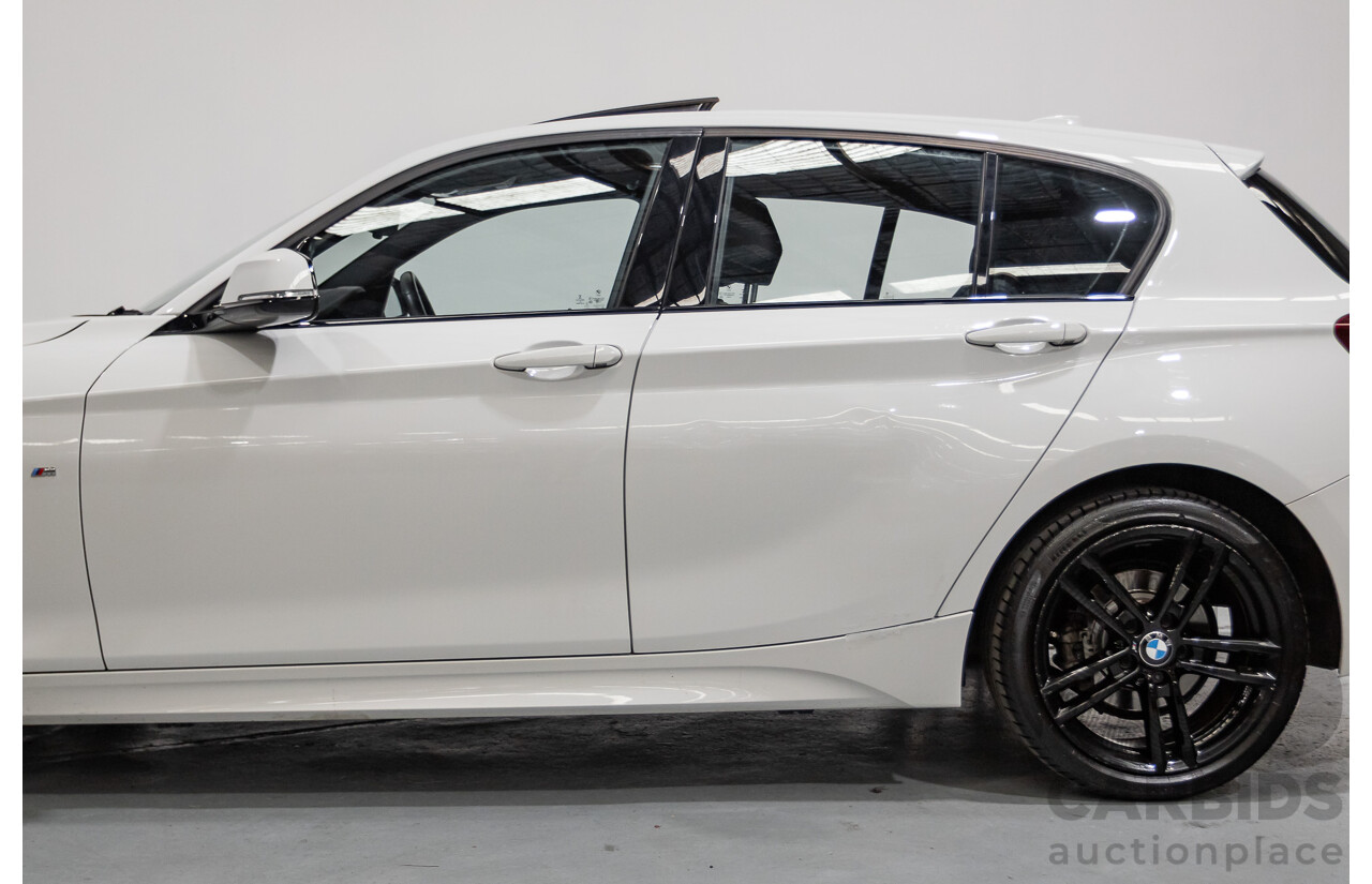 5/2019 BMW 118i M Sport F20 LCI MY18 5d Hatchback Alpine White Turbo 1.5L