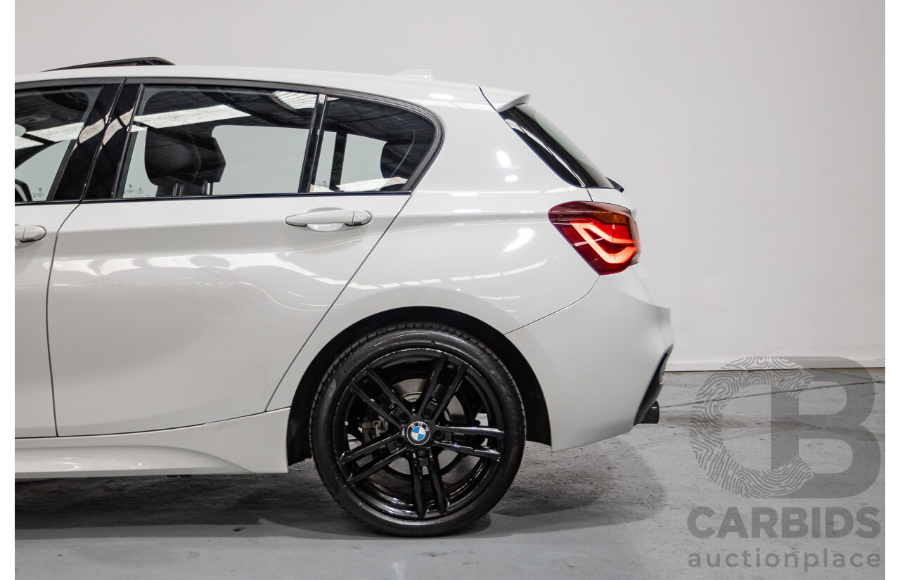5/2019 BMW 118i M Sport F20 LCI MY18 5d Hatchback Alpine White Turbo 1.5L