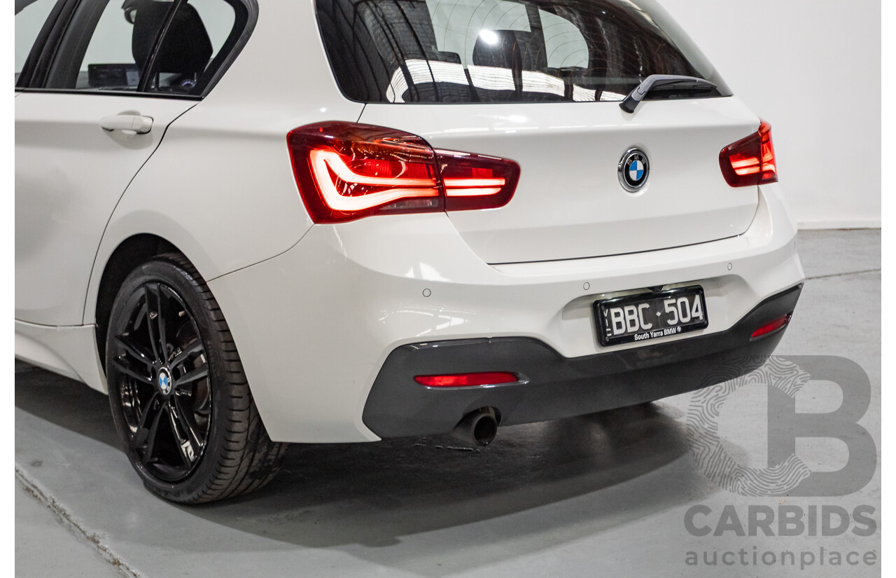 5/2019 BMW 118i M Sport F20 LCI MY18 5d Hatchback Alpine White Turbo 1.5L