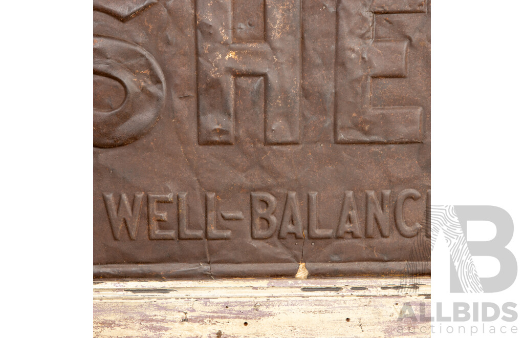 Vintage Shell Lubricant Tin Sign