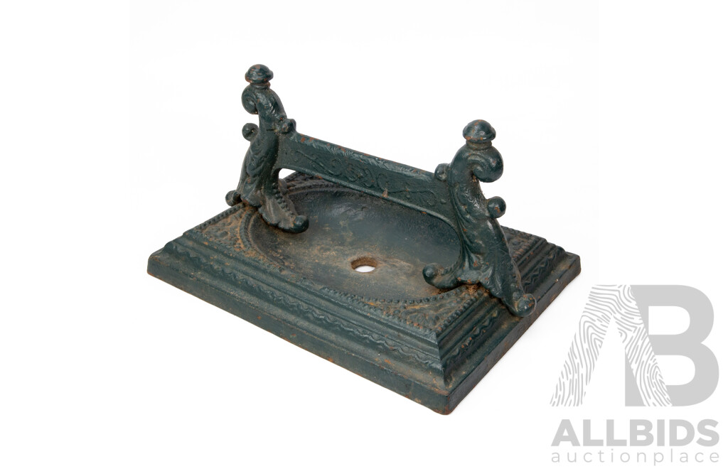 Victorian Cast Iron Boot Scrape