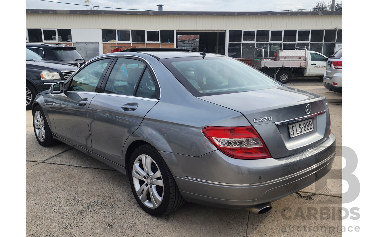 06/2009 Mercedes-Benz C220 CDI Avantgarde W204 4d Sedan Silver 2.1L