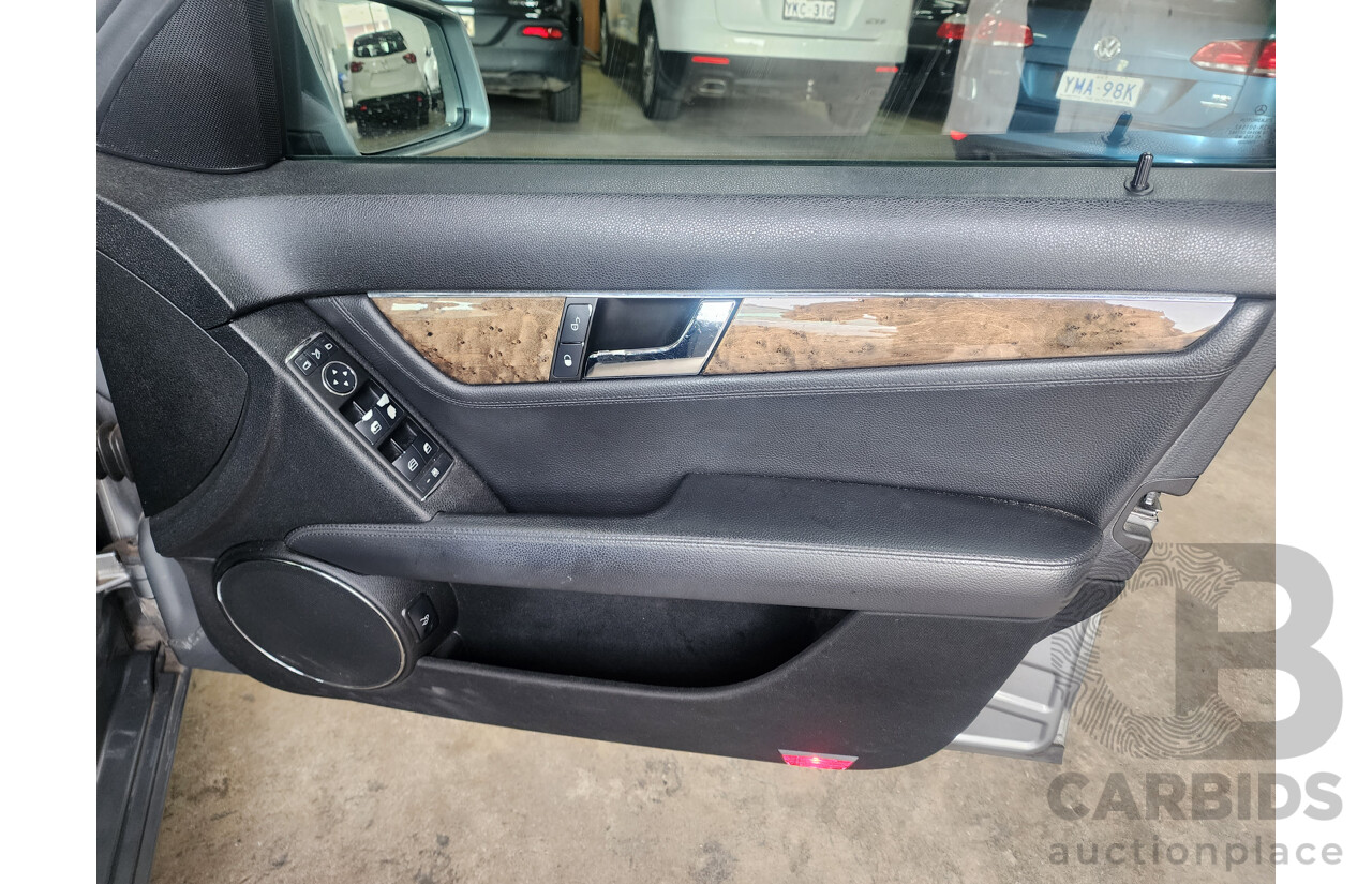06/2009 Mercedes-Benz C220 CDI Avantgarde W204 4d Sedan Silver 2.1L
