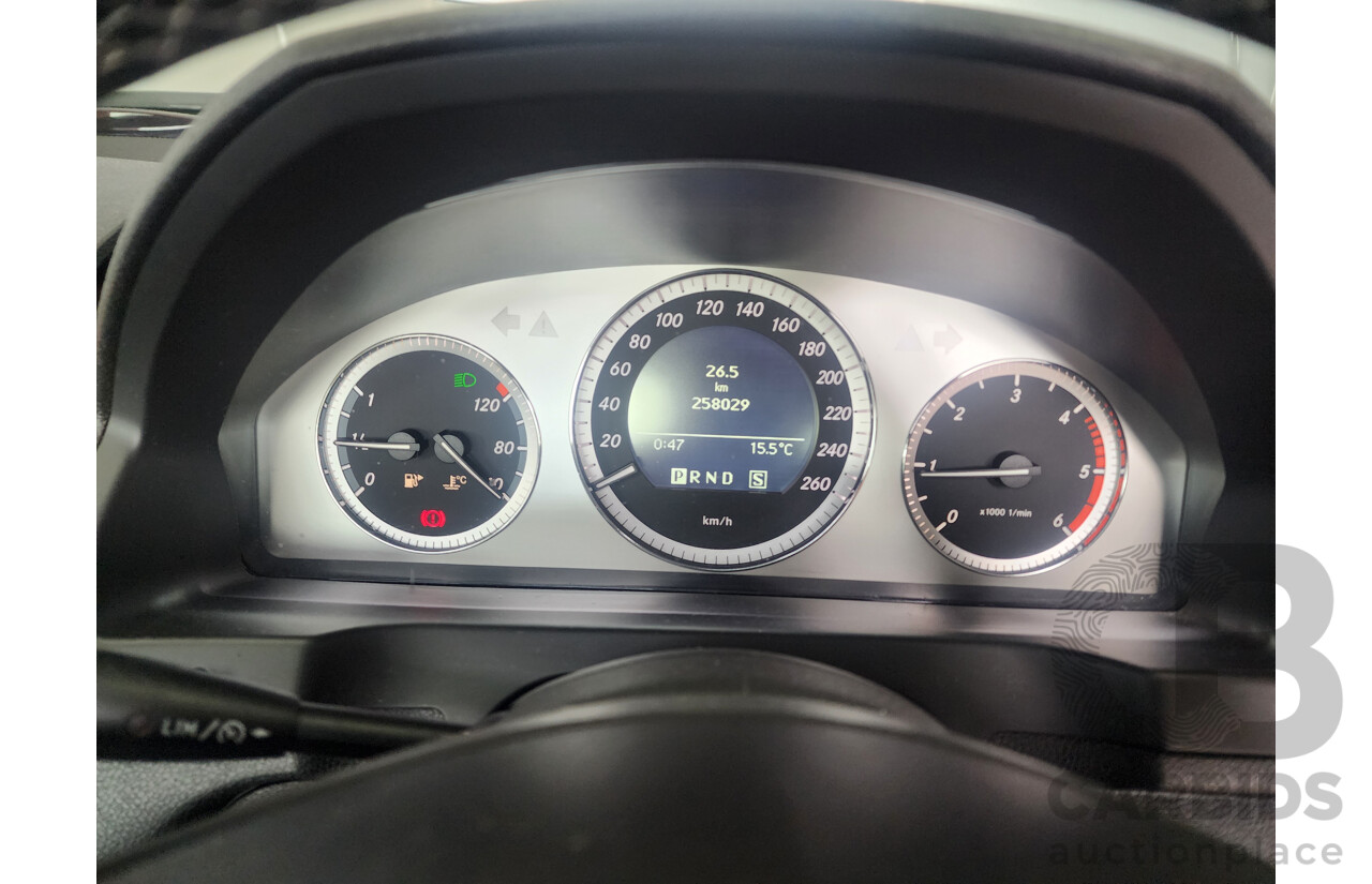 06/2009 Mercedes-Benz C220 CDI Avantgarde W204 4d Sedan Silver 2.1L