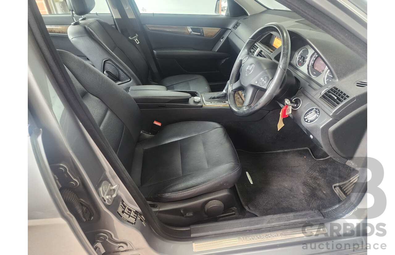 06/2009 Mercedes-Benz C220 CDI Avantgarde W204 4d Sedan Silver 2.1L