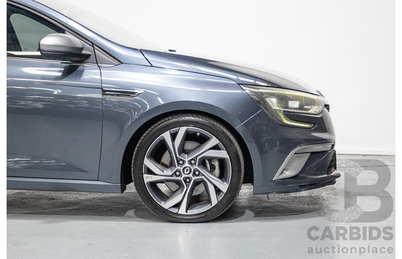 3/2017 Renault Megane GT 205 BFB 5D Hatchback Titanium Grey Metallic Turbo 1.6L