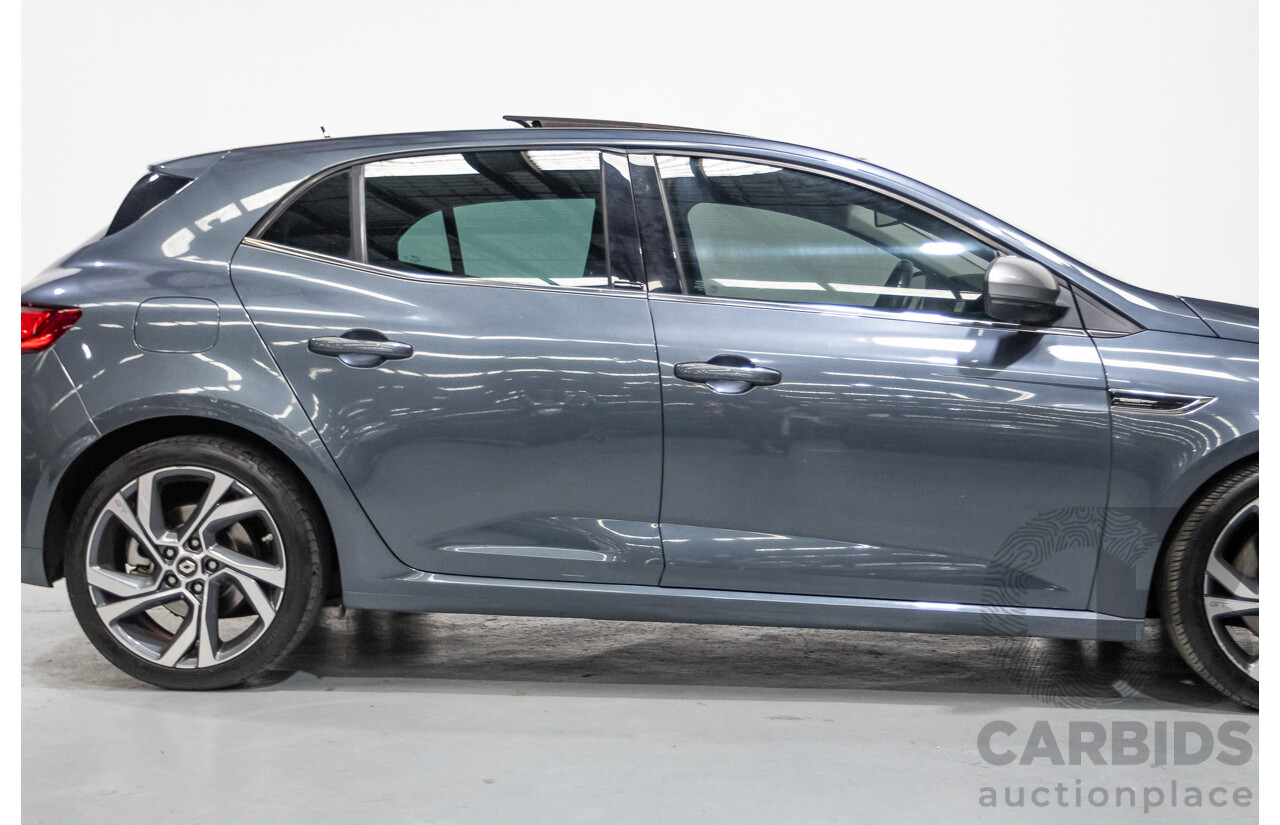 3/2017 Renault Megane GT 205 BFB 5D Hatchback Titanium Grey Metallic Turbo 1.6L