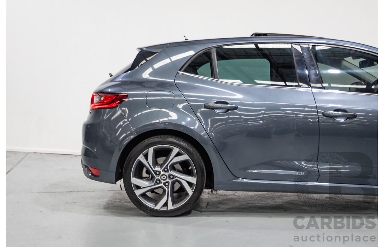 3/2017 Renault Megane GT 205 BFB 5D Hatchback Titanium Grey Metallic Turbo 1.6L