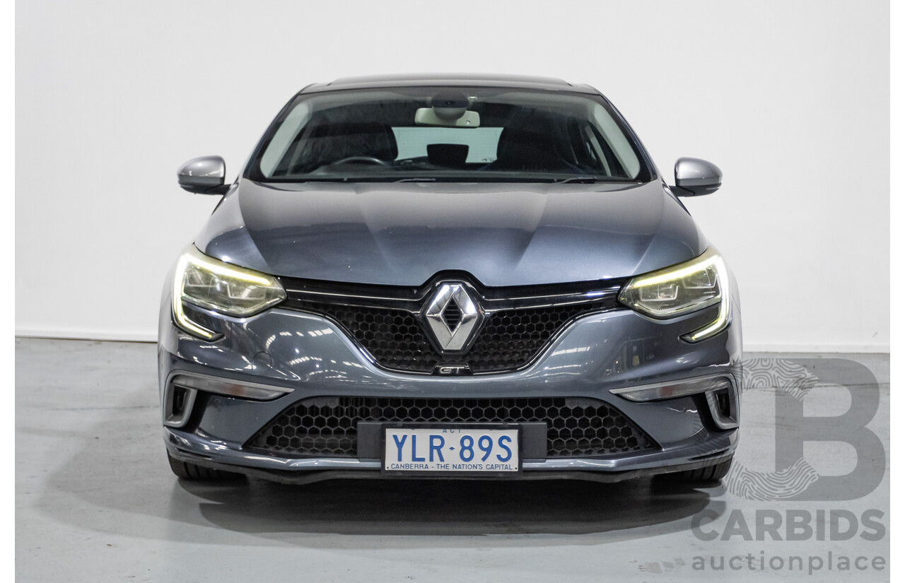 3/2017 Renault Megane GT 205 BFB 5D Hatchback Titanium Grey Metallic Turbo 1.6L