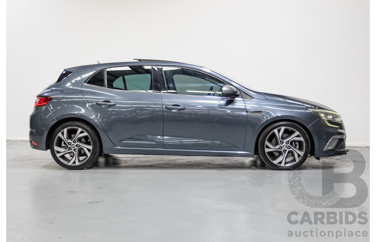 3/2017 Renault Megane GT 205 BFB 5D Hatchback Titanium Grey Metallic Turbo 1.6L