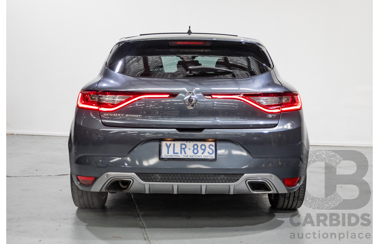 3/2017 Renault Megane GT 205 BFB 5D Hatchback Titanium Grey Metallic Turbo 1.6L