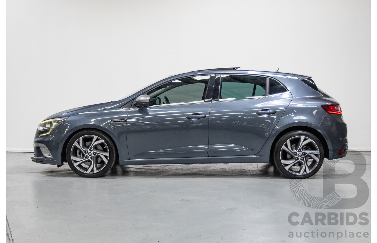 3/2017 Renault Megane GT 205 BFB 5D Hatchback Titanium Grey Metallic Turbo 1.6L