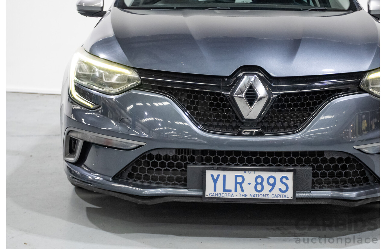 3/2017 Renault Megane GT 205 BFB 5D Hatchback Titanium Grey Metallic Turbo 1.6L