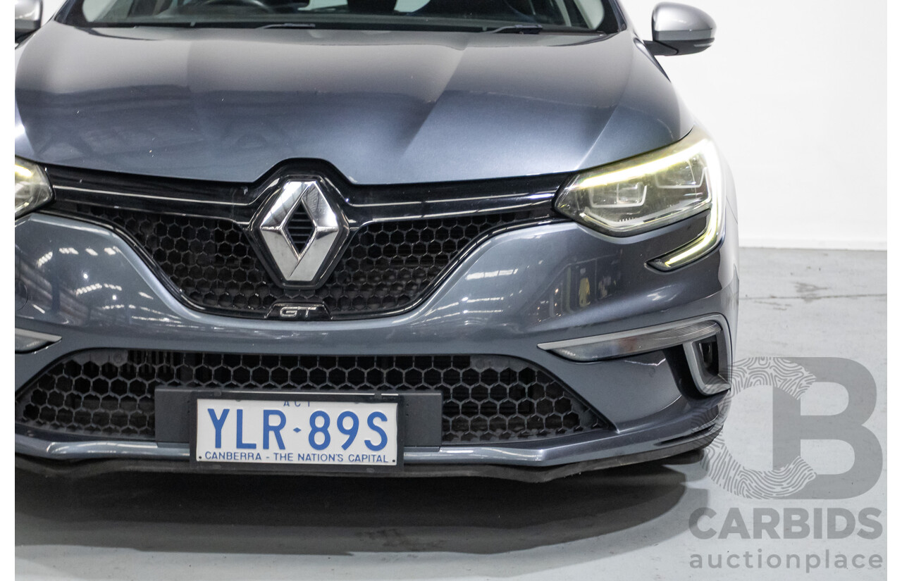 3/2017 Renault Megane GT 205 BFB 5D Hatchback Titanium Grey Metallic Turbo 1.6L