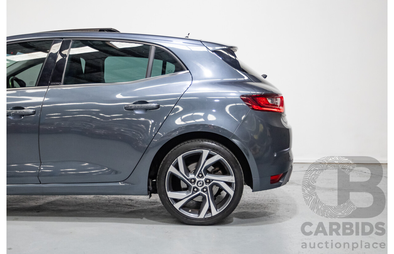 3/2017 Renault Megane GT 205 BFB 5D Hatchback Titanium Grey Metallic Turbo 1.6L