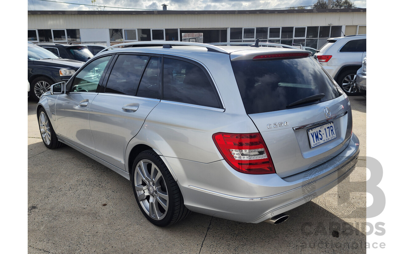 06/2012 Mercedes-Benz C250 CDI BE W204 MY12 4d Wagon Silver 2.1L