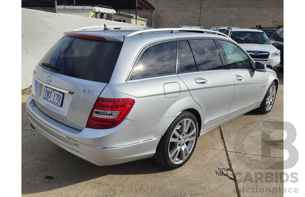 06/2012 Mercedes-Benz C250 CDI BE W204 MY12 4d Wagon Silver 2.1L