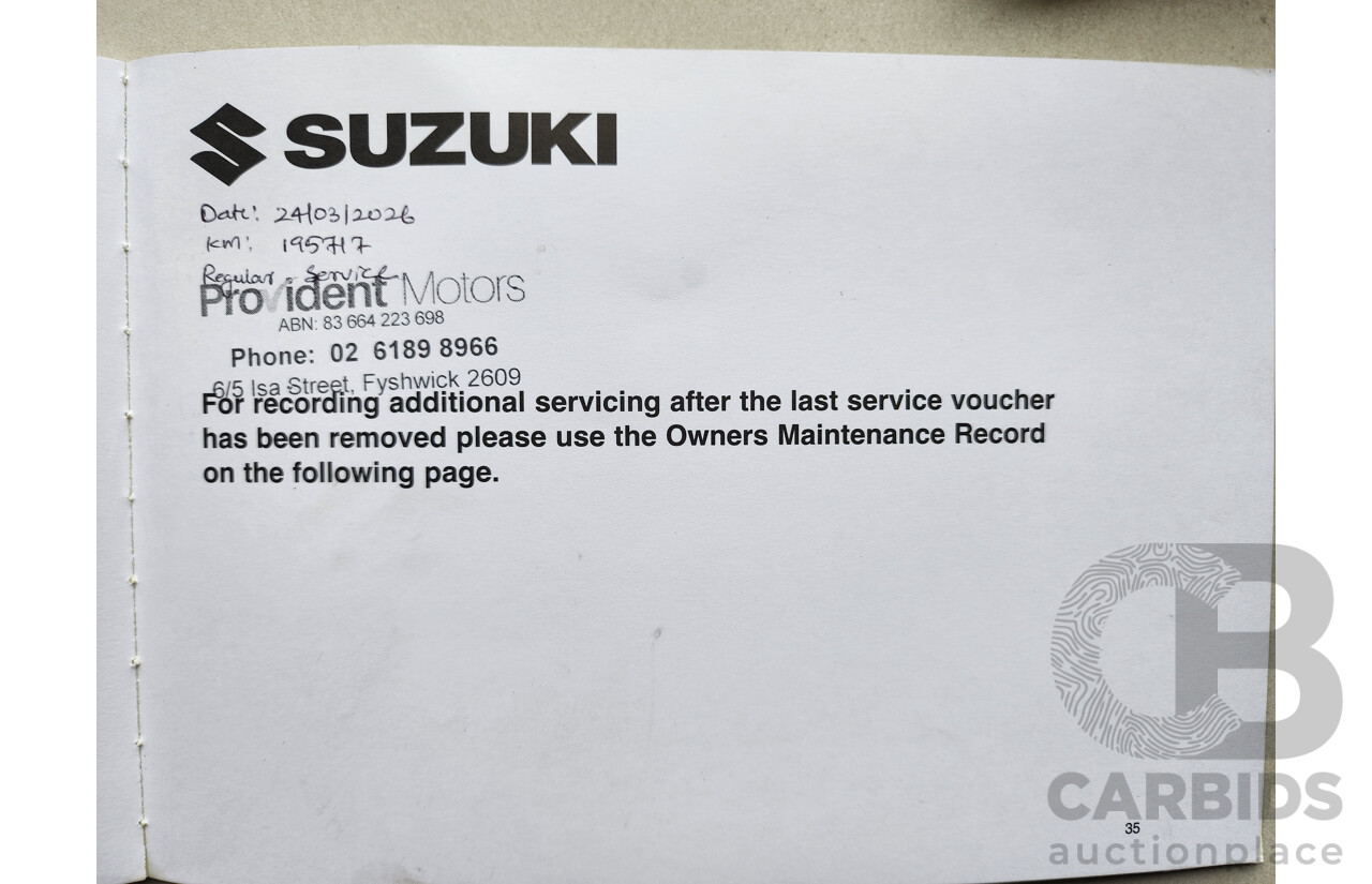 02/2010 Suzuki Swift RE.4 EZ MY07 UPDATE 5d Hatchback Black 1.5L