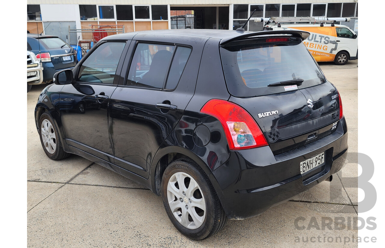 02/2010 Suzuki Swift RE.4 EZ MY07 UPDATE 5d Hatchback Black 1.5L